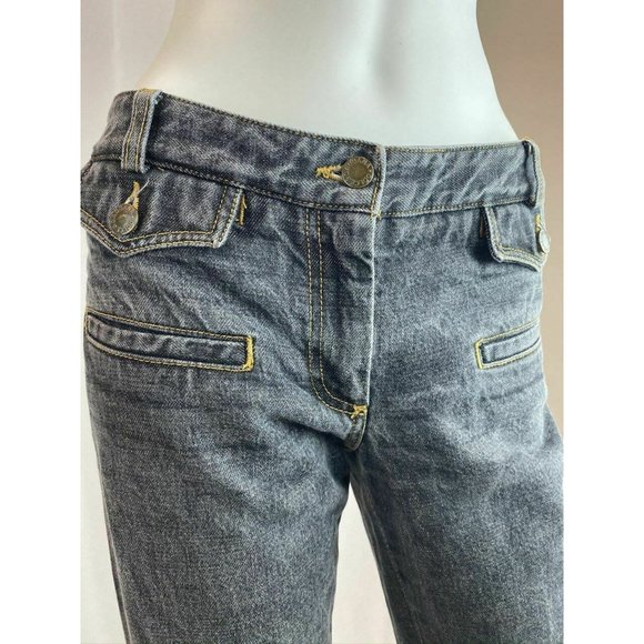 Dolce & Gabbana Gray Loose Fit Back Buckle Straigh - Picture 5 of 10